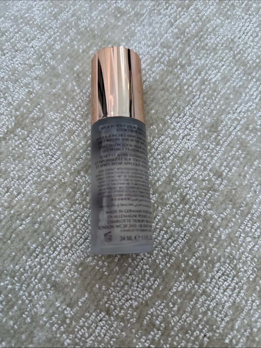 Charlotte Tilbury Airbrush Flawless Setting Spray - Rose Gold Cap